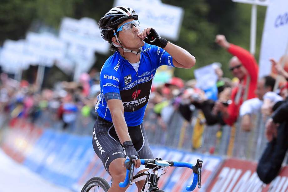 Julián Arredondo, el rey de la montaña en el Giro de Italia