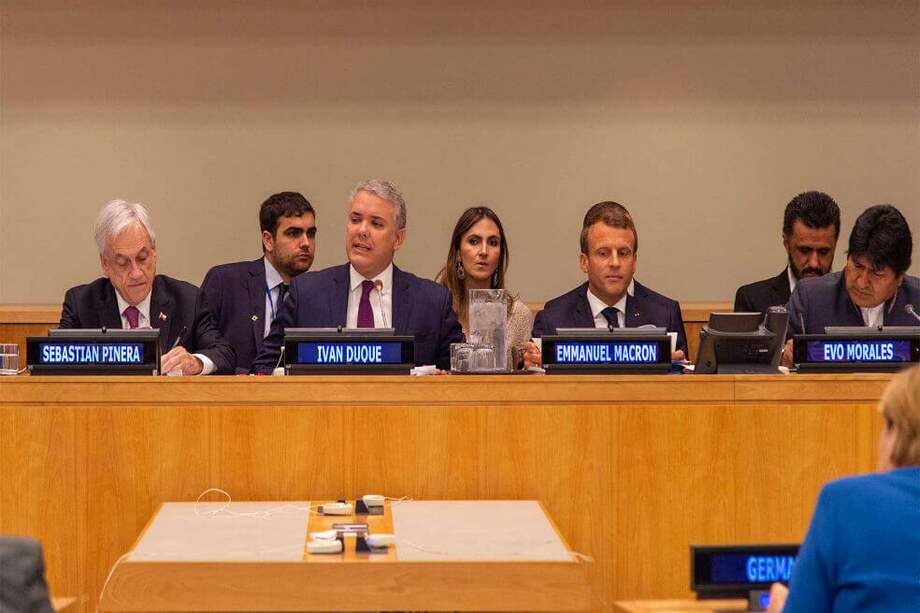 Duque lideró el evento de la Cumbre por los Bosques Tropicales. / Presidencia