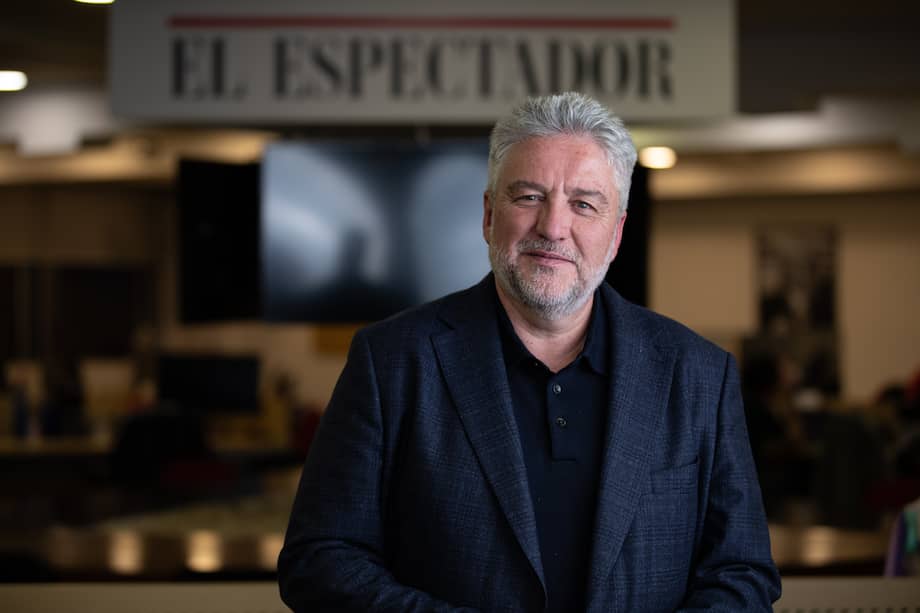Alex Rovira en la redacción de El Espectador.