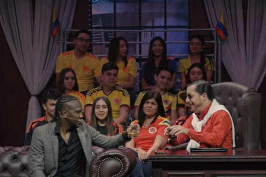 Hugo Rodallega en "The Juanpis Live Show"