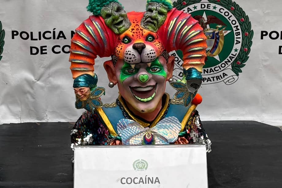 Escultura incautada.