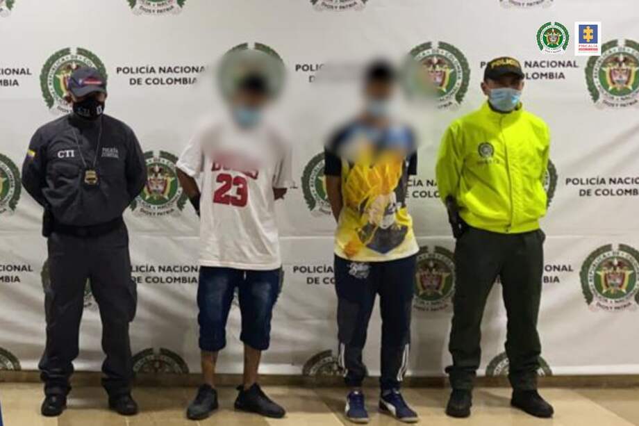 Presuntos responsables de la masacre de Circasia (Quindío).