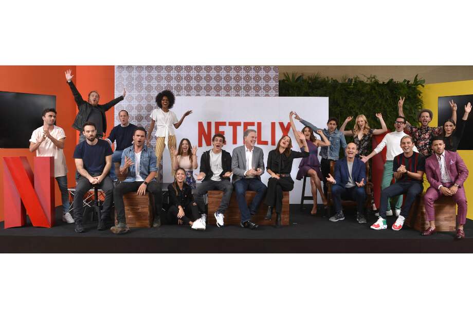 Imagen del evento de Netflix en Bogotá. / Cortesía