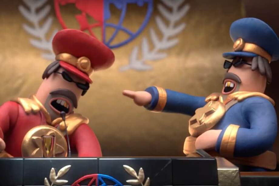 Los personajes, que incluyen comandantes, brujas y monstruos, están hechos en plastilina. / Tomado del video promocional del juego.