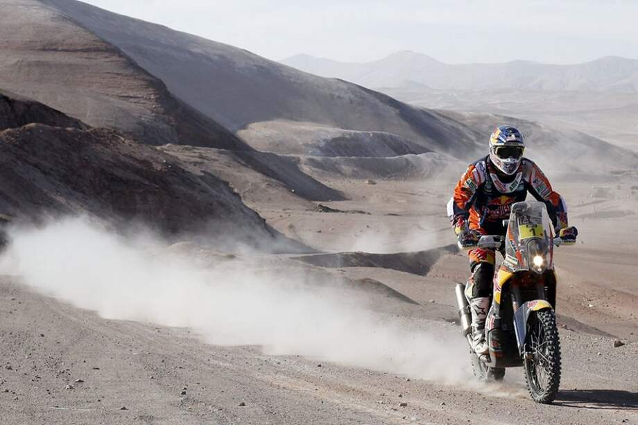 Marc Coma, virtual campeón del Rally Dakar. Foto: EFE