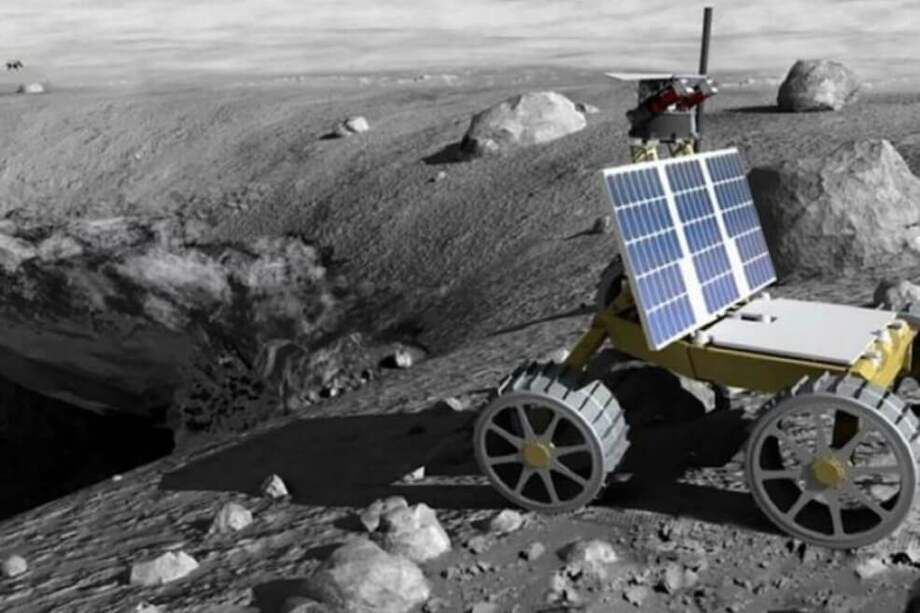 Ilustración del posible robot que podría explorar las cuevas de Marte. / Carnegie Mellon University
