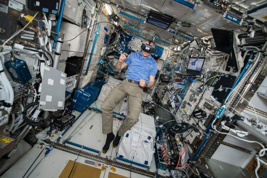 A través de realidad virtual, la Nasa intenta averiguar si es cierto que el tiempo se acelera en microgravedad en la Estación Espacial. / NASA