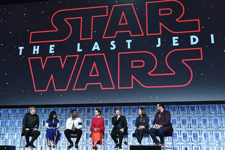 Elenco de Star Wars VIII: The Last Jedi". / AFP