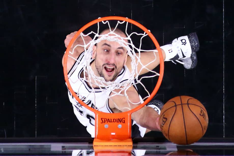 Emanuel Ginóbili, basquetbolista argentino. / AFP