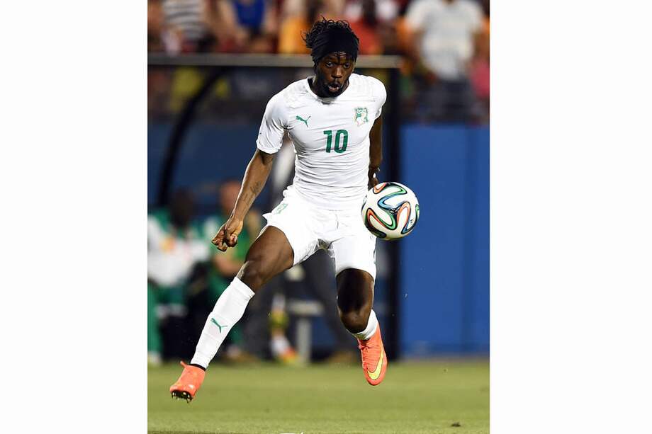 Gervais Kouassi, delantero de Costa de Marfil. / AFP