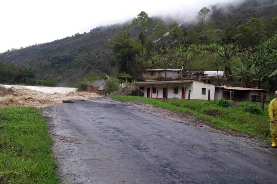 En el departamento se han registrado fuertes lluvias. / Cortesía