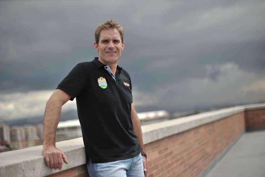 El exciclista antioqueño Santiago Botero, hoy con 41 años, fue campeón mundial de la contrarreloj. / Luis Ángel - El Espectador