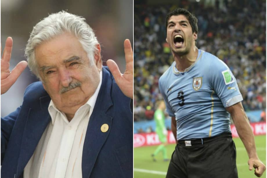 Pepe Mujica, expresidente de Uruguay; y Luis Suárez, jugador del FC Barcelona.