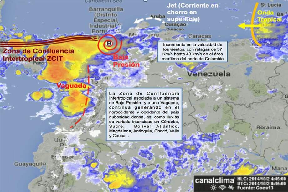 Pronóstico del clima para este 2 de octubre