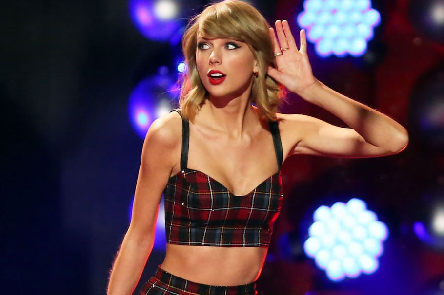 - New York, NY - 12/12/14 - Z100's Jingle Ball 2014 - Live Show. -PICTURED: Taylor Swift -PHOTO by:Kristina Bumphrey/Starpix -Filename: KBU_14_29359322.JPG -Location: Madison Square Garden Startraks Photo New York, NY For licensing please call 212-414-9464 or email sales@startraksphoto.com Startraks Photo reserves the right to pursue unauthorized users of this image. If you violate our intellectual property you may be liable for actual damages, loss of income, and profits you derive from the use of this image, and where appropriate, the cost of collection and/or statutory damages.