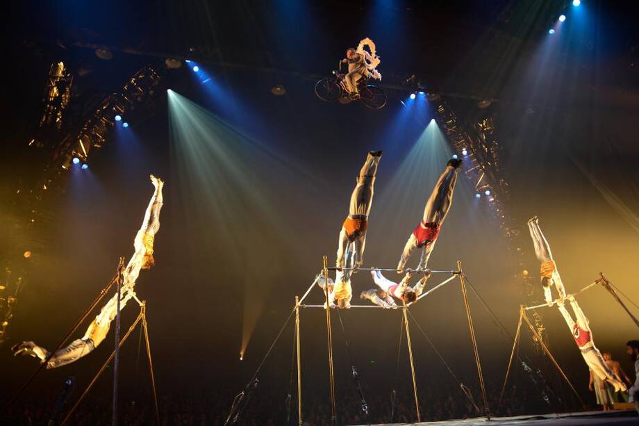 Tras bambalinas en el Circo del Sol