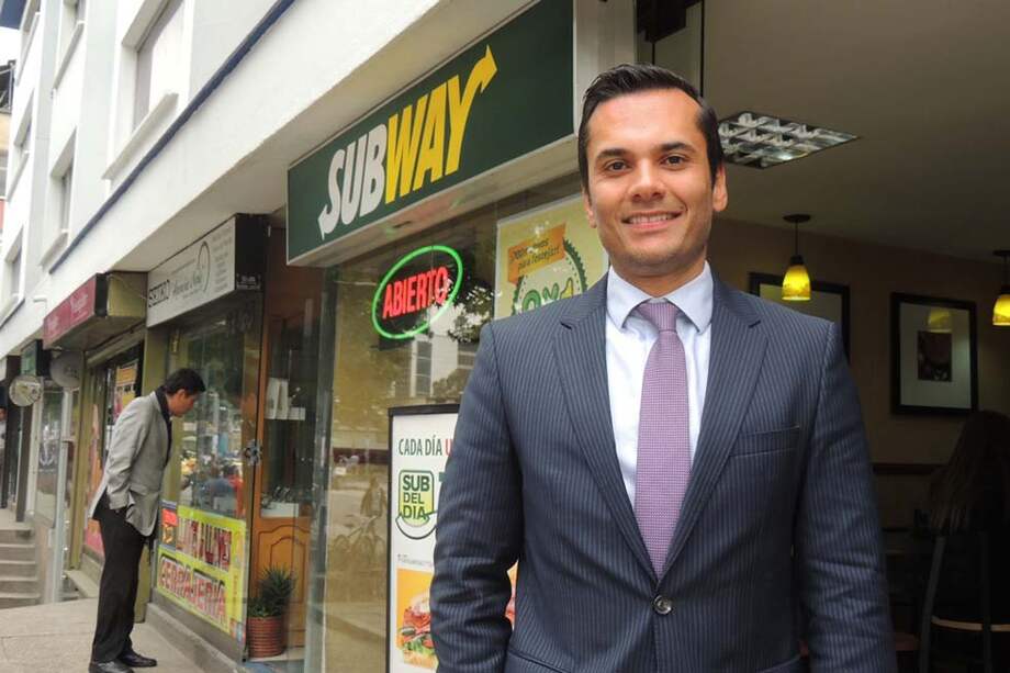 Alfredo Higuera, representante de Subway en Colombia. / Cortesía.