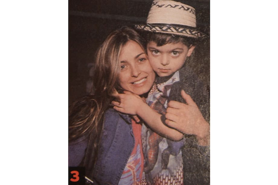 Cristina Hurtado y su hijo Daniel.