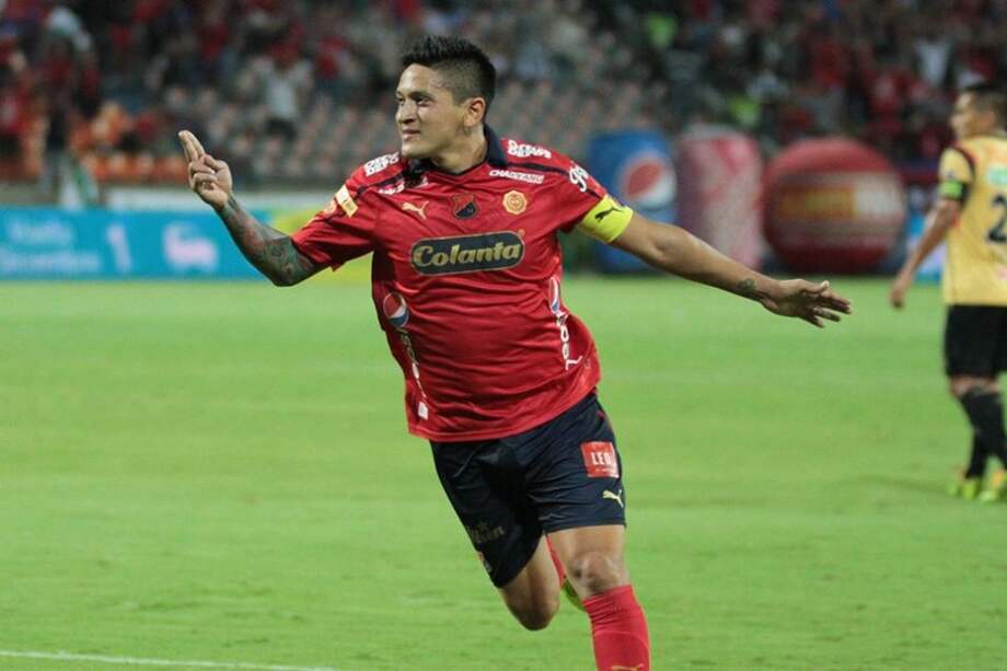 Germán Cano, delantero de Independiente Medellín. Foto: Archivo