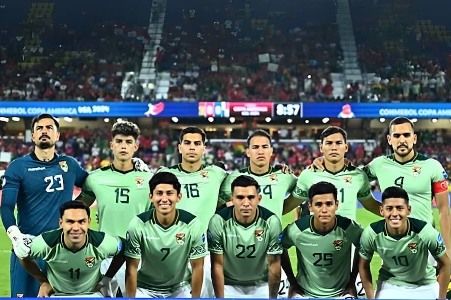 La selección de Bolivia durante su participación en la Copa América de Estados Unidos 2024.