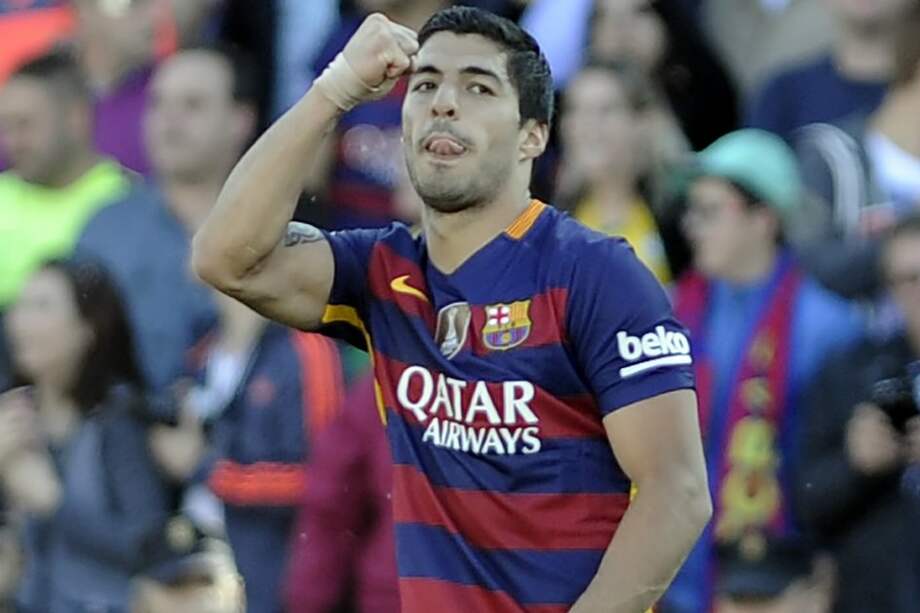 El uruguayo Luis Suárez, delantero del Fútbol Club Barcelona. / AFP