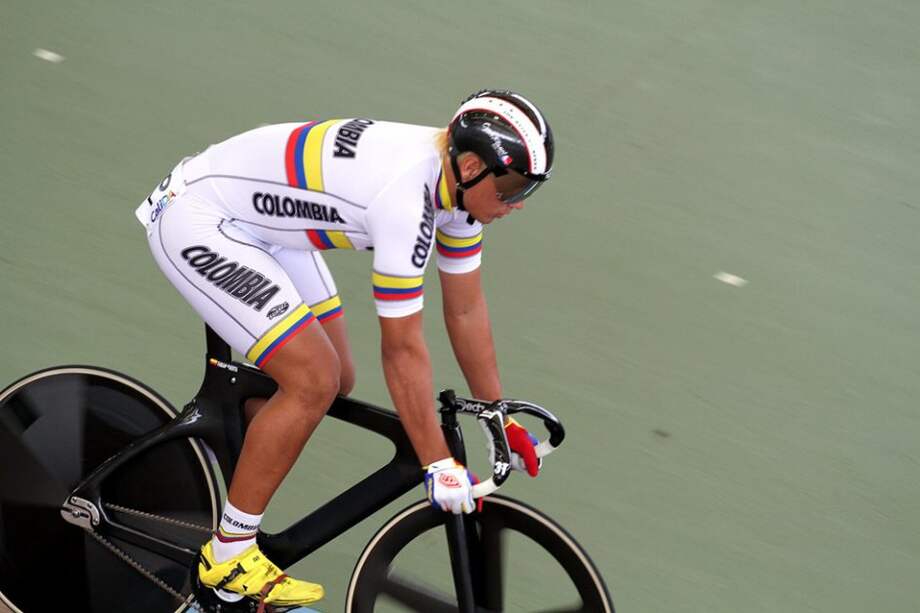 Fabián Puerta, medalla de oro en el Keirin