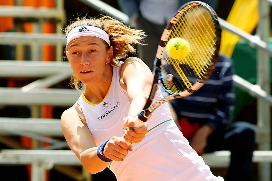 La tenista bogotana Mariana Duque. / EFE