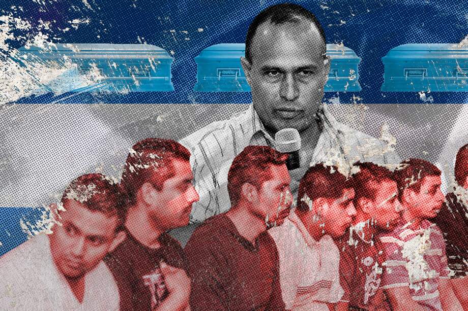 Capitan Zacarias Ignacio Salgado, jefe del grupo del operativo antidroga que culmino en una masacre contra inocentes el pasado 11 de julio. Managua 23 de julio de 2015. FOTO LA PRENSA/Lissa Villagra