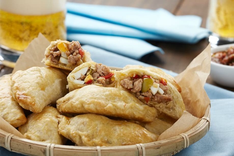 Empanadas argentinas de carne de cerdo. Me encanta la carne de cerdo