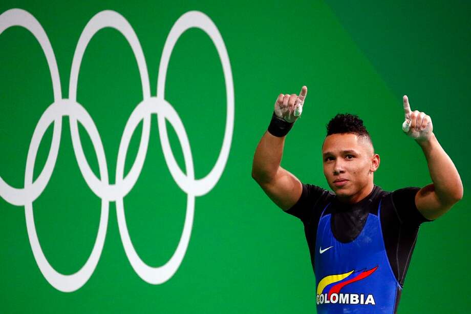 Aunque no pudo celebrar en el podio, el vallecaucano Luis Javier Mosquera está feliz por la decisión del Tribunal de Arbitramento Deportivo. / Efe