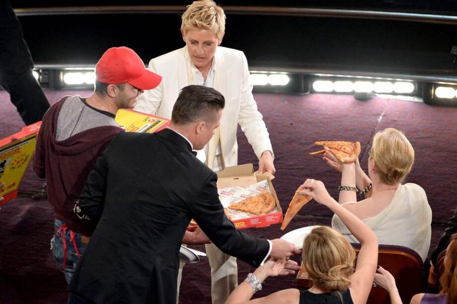 Ellen DeGeneres presentando los Óscar 2014.