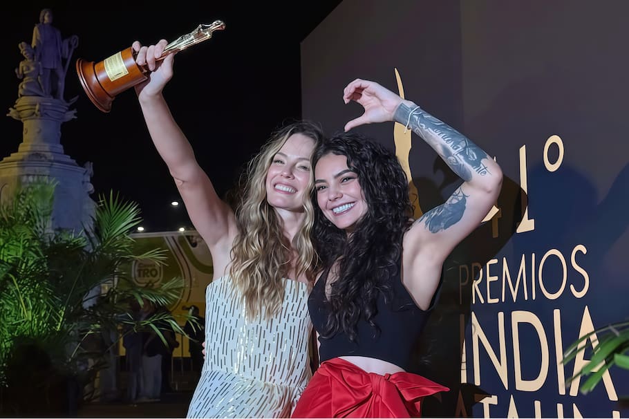 Claudia Bahamón y Valentina Taguado.