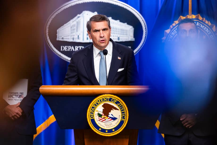 El fiscal general interino de Estados Unidos, Todd Blanche.