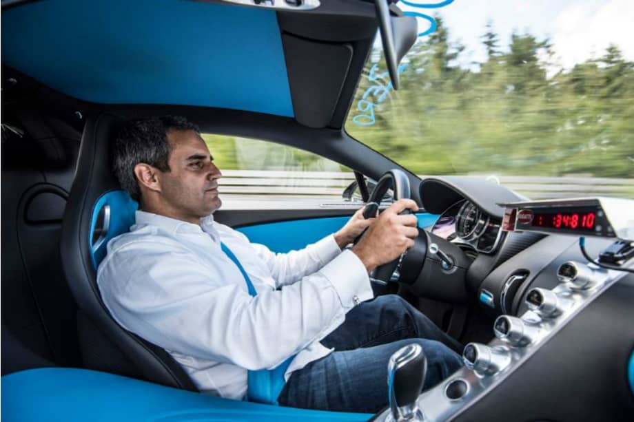 Tomada de la cuenta de Twitter de Bugatti