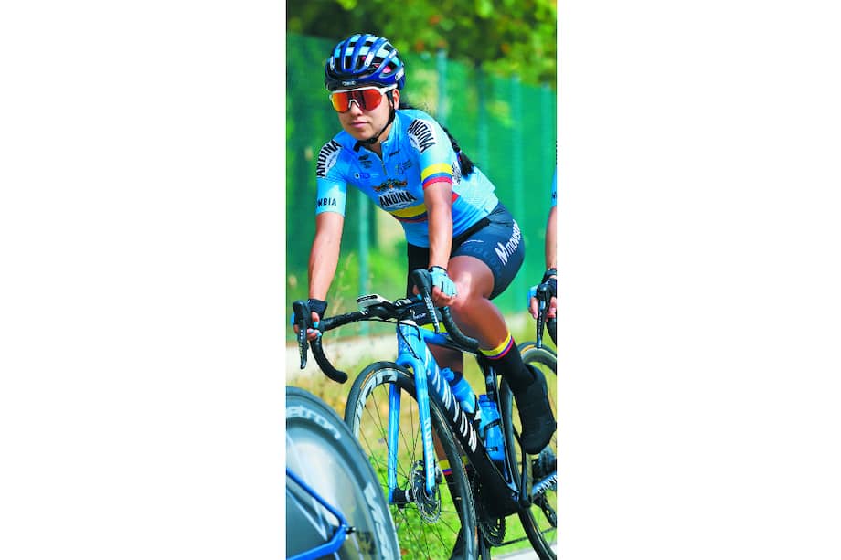 Paula Patiño, de 23 años, es corredora del Movistar desde 2018.
