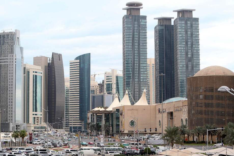 Vista de Doha, capital de Catar, país señalado de financiar al terrorismo. / AFP