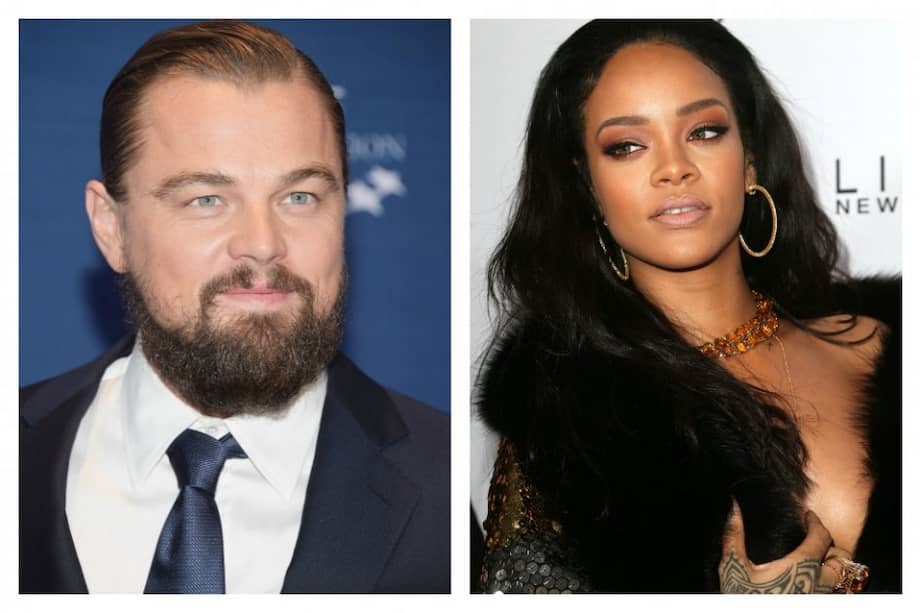 Leonardo DiCaprio y Rihanna.