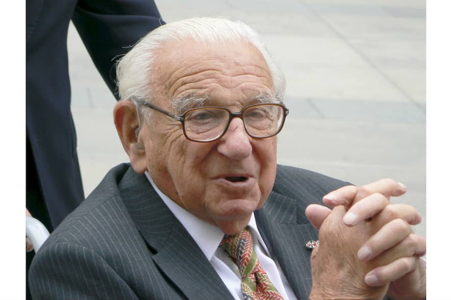 Nicholas Winton salvó a 669 niños judíos de la muerte a manos de la Alemania nazi en 1939. / Cortesía