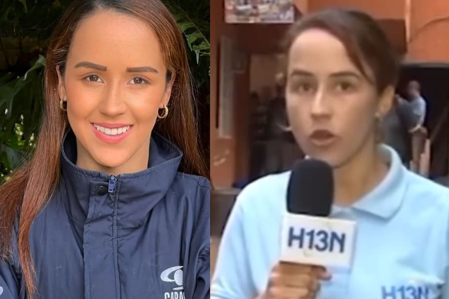 La reconocida periodista de Noticias Caracol revivió un video de la vez que hizo su primer reportaje. ¿Qué tal lo hizo?