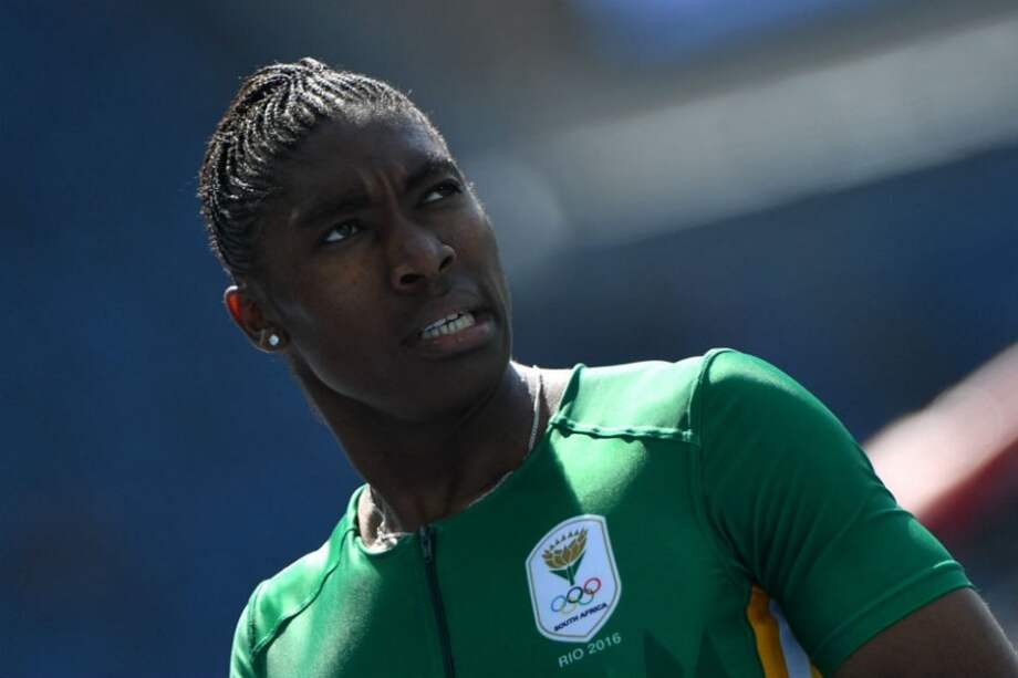Caster Semenya, atleta sudafricana de 800m. Foto: AFP
