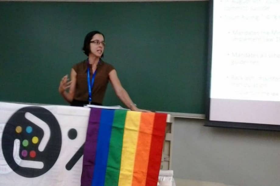 Martínez es profesora de género y bisexualidad y literatura y cine latinoamericano en la American University en Washington. / Cortesía