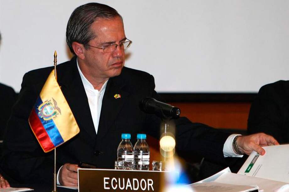Ricardo Patiño, canciller de Ecuador. / EFE