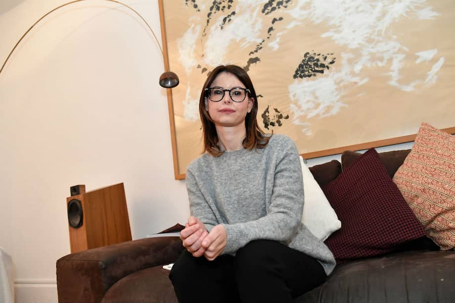 Lucia Annibali candidata a las elecciones del domingo en Italia / AFP