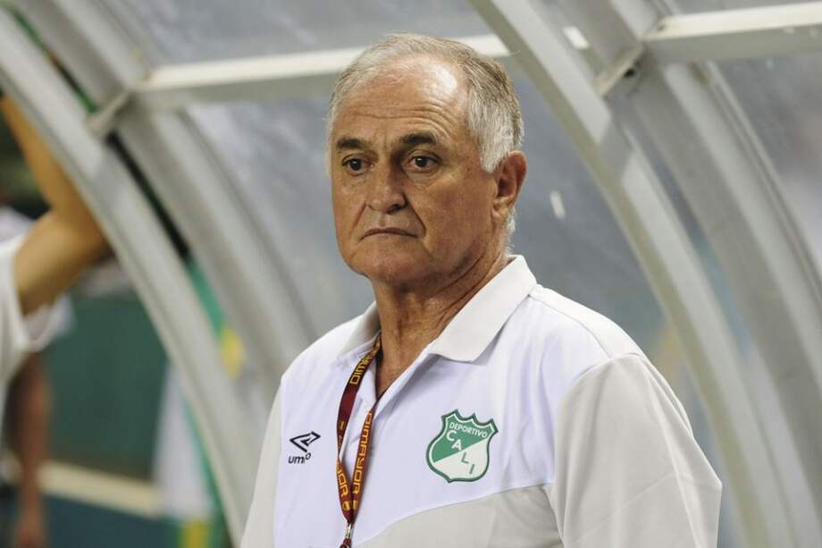 Fernando Castro, técnico del Deportivo Cali. Foto: Nelson Ríos