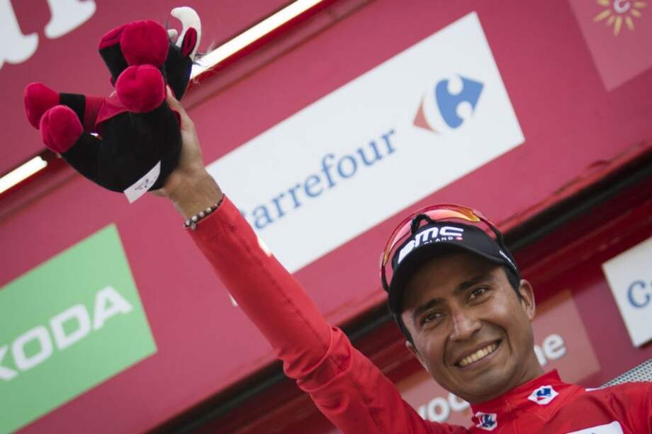 Darwin Atapuma es líder de la Vuelta a España. Foto: AFP