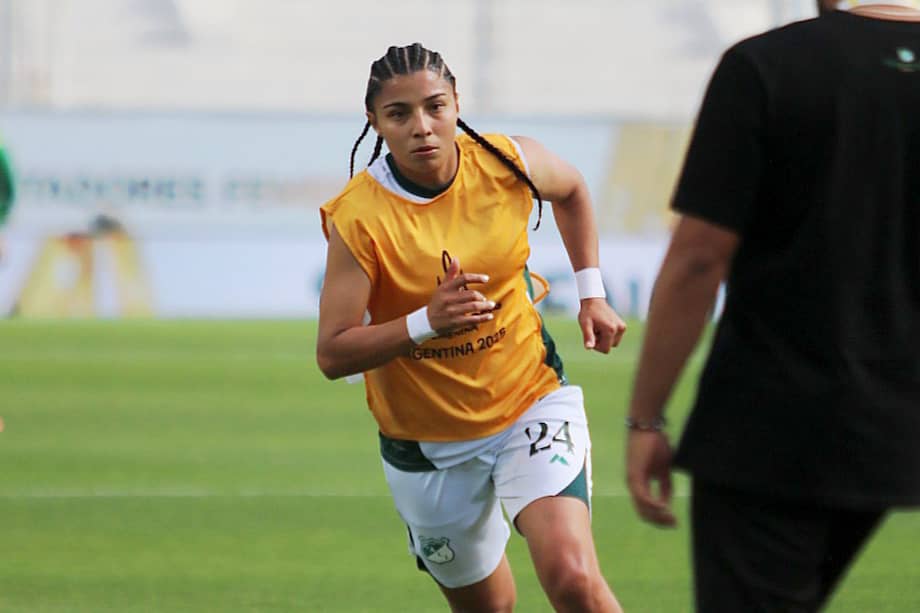 Jessica Bermeo, jugadora de Deportivo Cali.