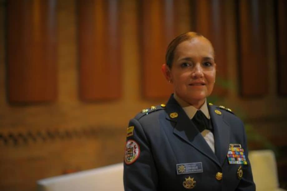 La brigadier general Clara Galvis es la actual directora del Hospital Militar. / Cristian Garavito - El Espectador.