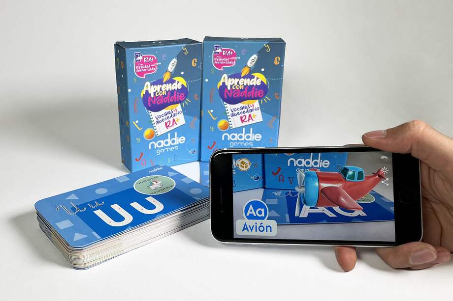 Con la realidad aumentada los niños pueden aprender las letras del abecedario.