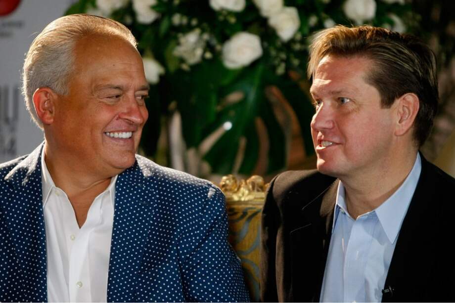 Los diseñadores estadounidenses Mark Badgley y James Mischka. / Efe