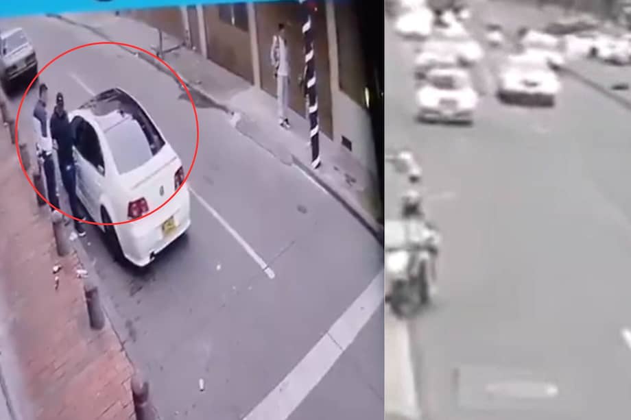 Eran tres personas las que iban en el vehículo.